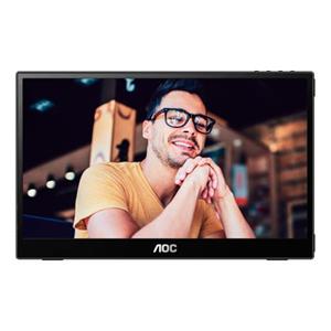 AOC LCD přenosný 16T3EA 15,6" IPS/1920x1080@60Hz/4ms/250cd/USB-C/Pivot/VESA