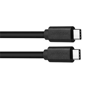 AVACOM Datový a nabíjecí kabel USB Type-C - USB Type-C, 40cm, černá