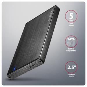 AXAGON EE25-XA6C, USB-C 5Gbps - SATA 6G, 2.5" kovový ALINE box