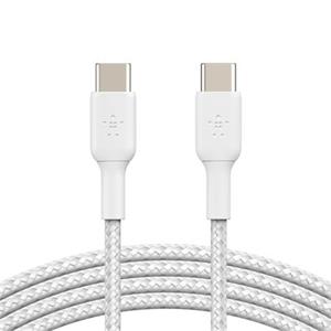 Belkin BOOST CHARGE™ USB-C/USB-C kabel, 2m, bílý - odolný - 2pack
