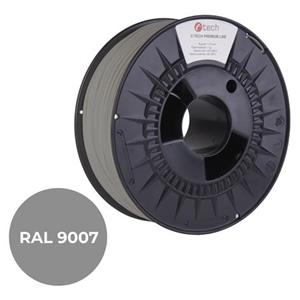 C-TECH tisková struna PREMIUM LINE ( filament ) , PETG, šedý hliník, RAL9007, 1,75mm, 1kg