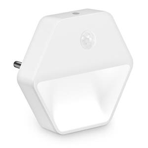 CONNECT IT SPARKLE 2 SENSOR noční světlo s pohybovým čidlem, 3 úrovně osvětlení, BÍLÁ