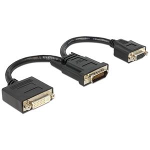 Delock Adaptér DMS-59 samec > DVI 24+5 samice + VGA samice20 cm