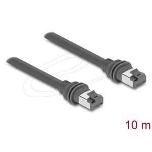Delock Spojovací kabel RJ45 Cat.6 kompatibilní se Starlink Gen3 – 10 m, šedý