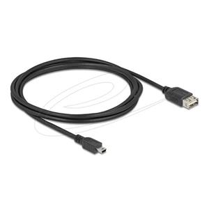 Delock USB 2.0 kabel USB typu Mini-B samec na EASY USB typu A samice 2 m, černý