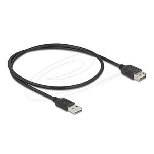 Delock USB 2.0 prodlužovací kabel EASY USB Type-A samec na EASY USB Type-A samice 0,5 m, černý