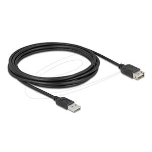 Delock USB 2.0 prodlužovací kabel EASY USB Type-A samec na EASY USB Type-A samice 3 m, černý