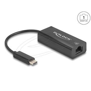 Delock USB 2.0 Type-C Síťový adaptér 10/100 Mbps LAN 1 x RJ45