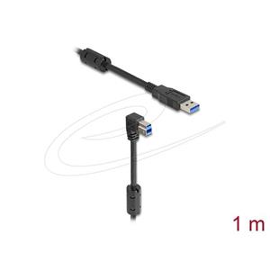 Delock USB 5 Gbps kabel Typ-A samec na Typ-B samec 90° pravoúhlý dolů 1 m
