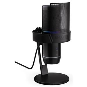 Endorfy Solum 2 Pro,Mikrofon, kondenzátorový, kardioidní, pop-up filtr, dotykové ztlumení, RGB podsvícení, LED signaliza
