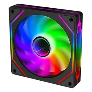 EVOLVEO 120UX, ventilátor, 120mm, 4pin PWM, ARGB, černý