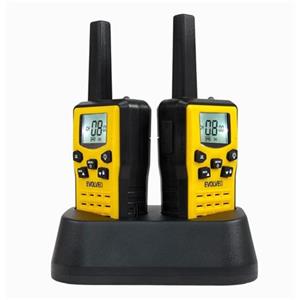 EVOLVEO FreeTalk 2W, PMR vysílačka s výkonem 0,5 a 2W, žlutočerná