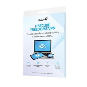 F-Secure Freedome VPN - 3 instalace na 1 rok, CZ - elektronicky