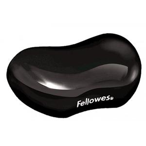 Fellowes podložka pod zápěstí CRYSTAL gelová černá