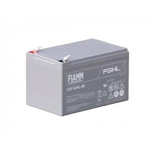 Fukawa Fiamm 12FGHL48 olověný akumulátor; 12V; 12Ah; faston F2-6,3mm; životnost 10let