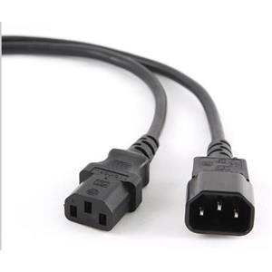GEMBIRD Kabel síťový 1,8 m napájecí prodlužovací C13 na C14), VDE