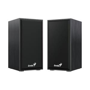 Genius SP-HF300U, Reproduktory, 2.0, 4W RMS, USB-A, USB-C, 2" měniče, dřevěné, ovládání hlasitosti, černé