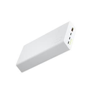 Green Cell GC PowerPlay 20S White Power Bank 20000mAh 22.5W PD USB C with Fast Charging Portable Phone Charger for iPhone 15 14