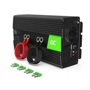 Green Cell Měnič napětí - Power Inverter 12V na 230V 1000W/2000W čistá sinusovka