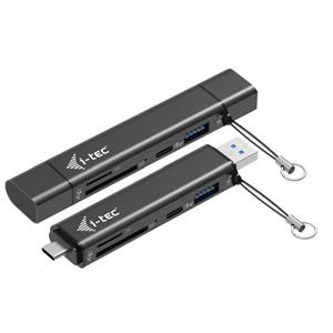 i-tec USB-C/USB-A Dongle SD, TF and 2x USB (1x USB-A, 1x USB-C)
