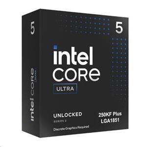 Intel Core Ultra 5 processor 250KF Plus up to 5.30 GHz/18C/18T,30MB Cache/No Graphics/LGA1851/bez chladiče