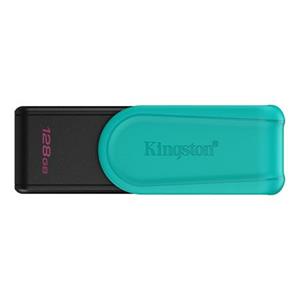 KINGSTON 128GB Portable USB 3.2 Gen 1 DataTraveler Exodia S (Black/Turquoise)