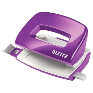 LEITZ Mini děrovačka NeXXt 5060, purpurová