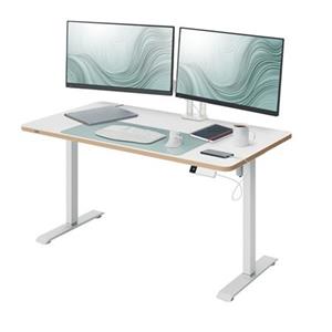 LEITZ Výškově nastavitelný elektrický ergonomický stůl Ergo bílý 120x70 cm - deska 67710001