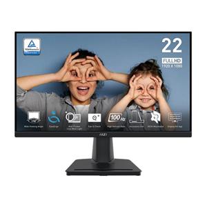 MSI monitor PRO MP225 E12VL, 21,5" VA/1920 x 1080 FHD/120Hz/1ms/HDMI/D-Sub/černá