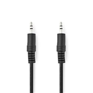 Nedis CAGL22000BK50- Stereo Audio Kabel | 3,5mm Zástrčka - 3,5mm Zástrčka | 5 m | Černá