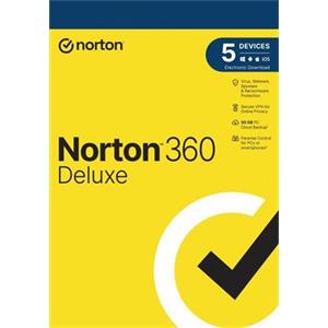 NORTON 360 DELUXE 50GB +VPN 1 uživatel pro 5 zařízení na 2 roky
