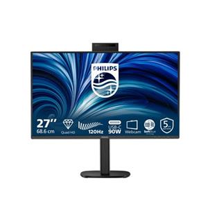 Philips LCD 27B2U3601H 27" IPS/2560x1440@120Hz/4ms/350cd/HDMI/DP/4xUSB/USB-C dock/RJ45/Webcam/Repro/Pivot/HAS/5 let