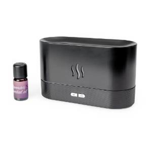 PLATINET FLAME AROMA DIFUZÉR 180ML 4,5W BLACK + 10 ML LEVANDULOVÝ ESENCIÁLNÍ OLEJ