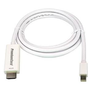 PremiumCord mini DisplayPort 1.2 na HDMI 2.0 kabel pro rozlišení 4Kx2K@60Hz, 3m