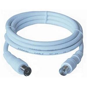 PremiumCord TV kabel M/F konektor 90°, 75 Ohm 1,5m