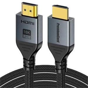 PremiumCord Ultra HD HDMI 2.2 kabel 16K@60Hz, 8K@240Hz, 4K@480Hz zlacené 1,5m