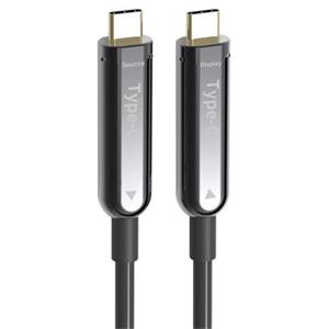 PremiumCord USB-C optický fiber video AOC kabel rozlišení 4K@60Hz 1080p délka:20m
