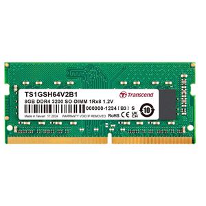 Transcend paměť 8GB SODIMM DDR4 3200 1Rx8 (1Gx8)x8 CL22 1.2V