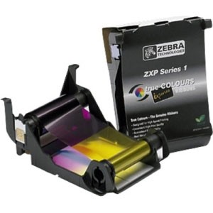 Zebra Load-N-Go color ribbon for ZXP Series 1 YMCKO 100 images